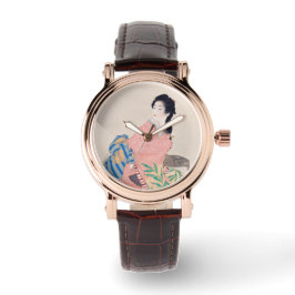 Reloj De Pulsera Hija Miyuki (elegante dama japonesa, arte asiático