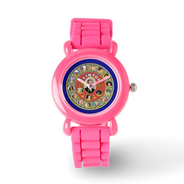 Reloj De Pulsera Hillary Clinton 2016 (Anverso)