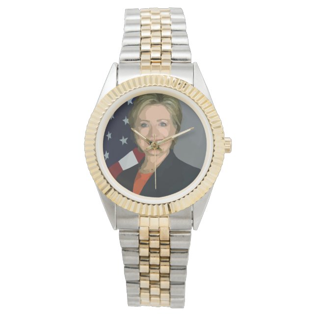 Reloj De Pulsera Hillary Clinton en las elecciones de 2016 (Anverso)