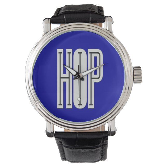 Reloj De Pulsera Hip Hop Watch (azul) (Anverso)