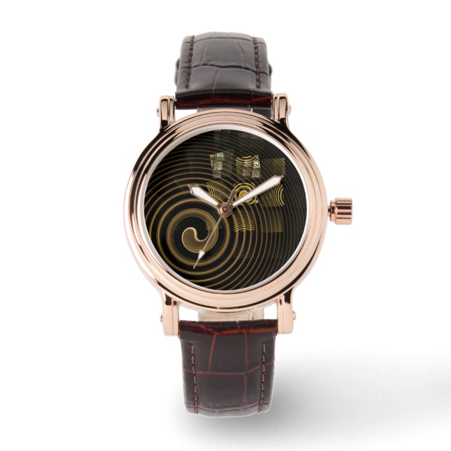 Reloj De Pulsera Hipnosis Arte abstracto (Anverso)