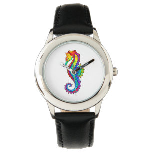 Reloj De Pulsera Hipoahoría marino poligonal arcoiris