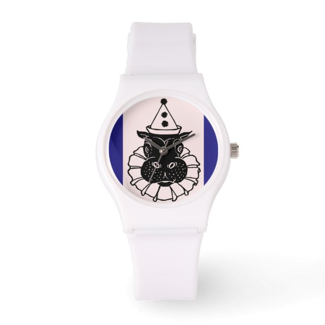 Reloj De Pulsera hipoglucemia en un gorra fiesta (Anverso)