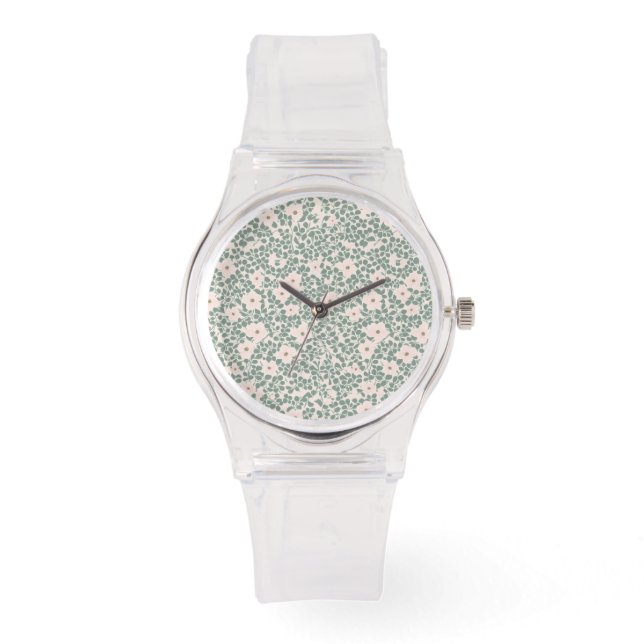 Reloj De Pulsera Hippie Boho Floral (Anverso)