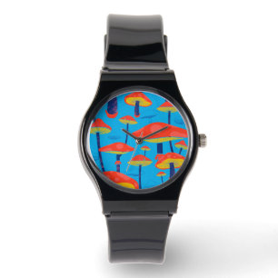 Reloj De Pulsera Hippie Dreamy Retro Vibe Encantador de champiñones