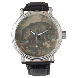 Reloj De Pulsera Hippo Botánico Vintage