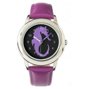 Reloj De Pulsera Hippoahoría de mar púrpura