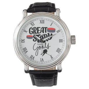 RELOJ DE PULSERA HISTORIA GRANDE DE HOCKEY - OBJETIVOS DE CHASE