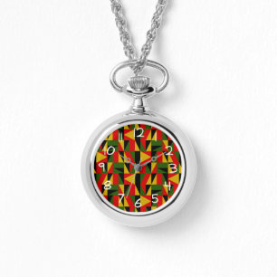 Reloj De Pulsera Historia negra de triángulos