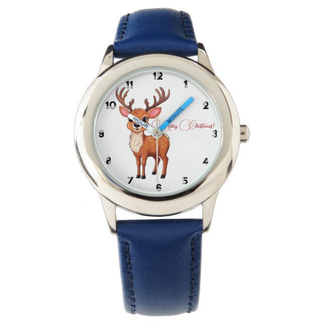 Reloj De Pulsera ¡Ho-Ho-Ho! Es un niño reno (Anverso)