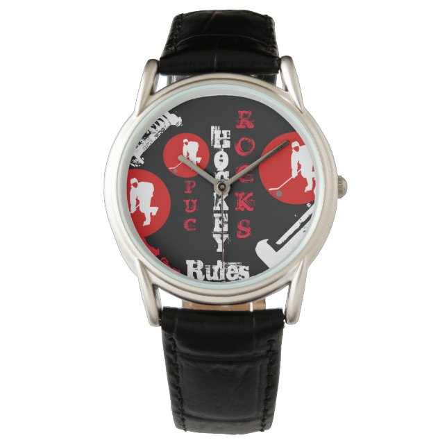 Reloj De Pulsera Hockey (Anverso)