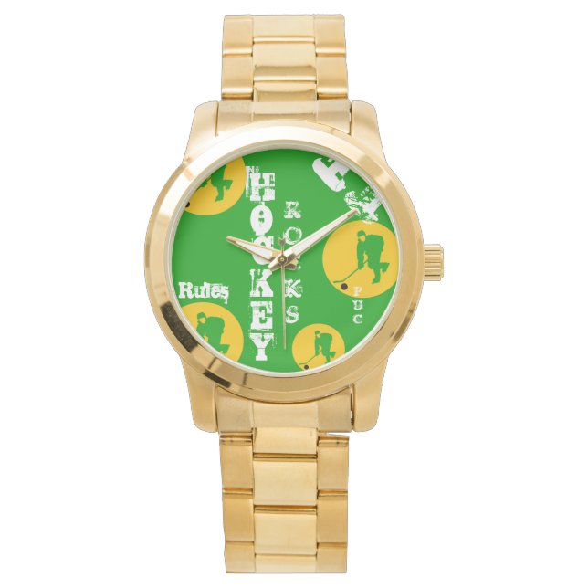 Reloj De Pulsera Hockey (Anverso)