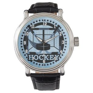 Reloj De Pulsera Hockey azul hielo