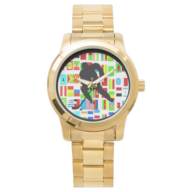 RELOJ DE PULSERA HOCKEY SOBRE HIELO (Anverso)