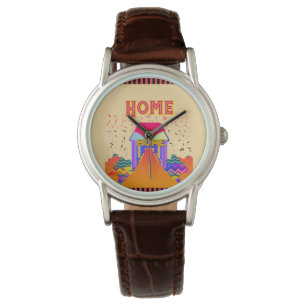 Reloj De Pulsera Hogar Dulce Hogar