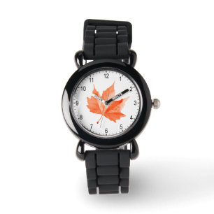 Reloj De Pulsera Hoja de otoño de arce