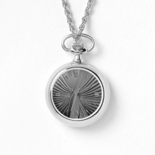 Reloj De Pulsera Hoja de palma cromada Art Déco