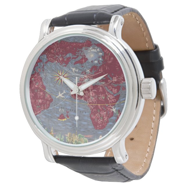 Reloj De Pulsera Hojas 1-8: Air France (Angular)