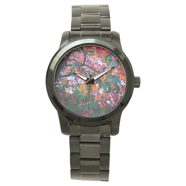 Reloj De Pulsera Hojas brillantes (Anverso)