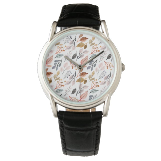 Reloj De Pulsera hojas de árbol (Anverso)