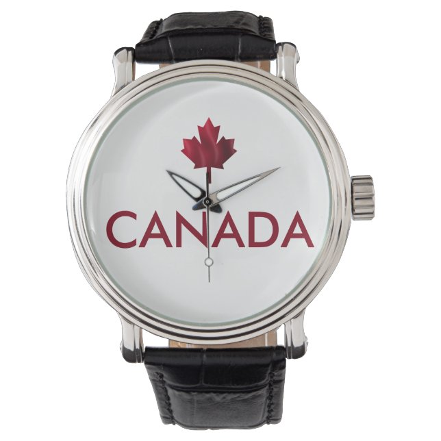 Reloj De Pulsera Hojas de arce de Canadá (Anverso)