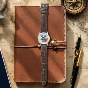 Reloj De Pulsera Hojas de arce rojas de Moose