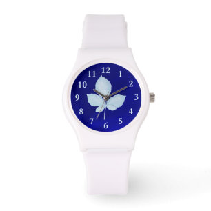 Reloj De Pulsera Hojas de bramble de impresión de Cyano