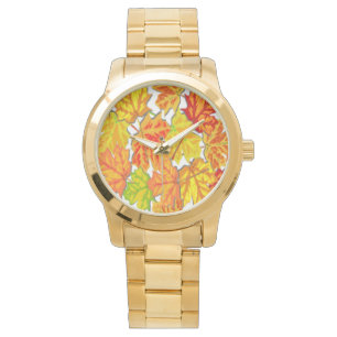 RELOJ DE PULSERA HOJAS DE OTOÑO