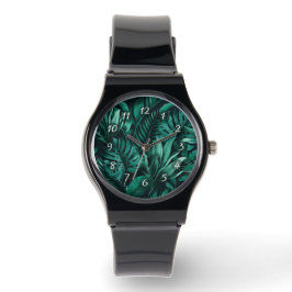 Reloj De Pulsera Hojas tropicales