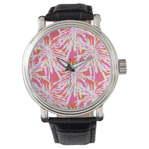 Reloj De Pulsera Hojas tropicales de palma