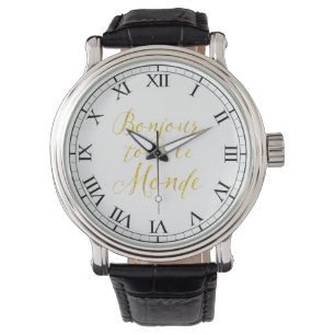 Reloj De Pulsera ¡Hola cada uno! ¡Revendedor Le Monde de Bonjour