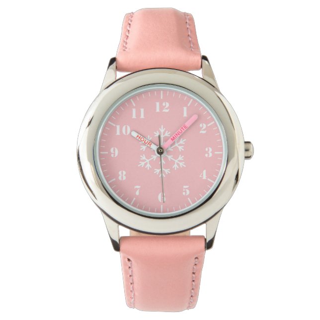 Reloj De Pulsera Holiday Snowflake Kids Watch (Anverso)