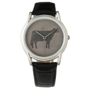 Reloj De Pulsera Holstein Cow Silhouette