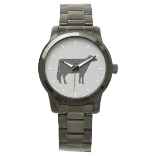 Reloj De Pulsera Holstein Cow Silhouette