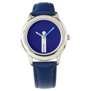 Reloj De Pulsera hombre azul del gráfico de la diversión