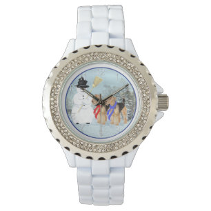 Reloj De Pulsera Hombre de nieve mágico
