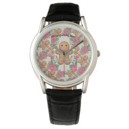 Reloj De Pulsera Hombre de pan de jengibre