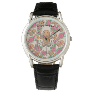 Reloj De Pulsera Hombre de pan de jengibre