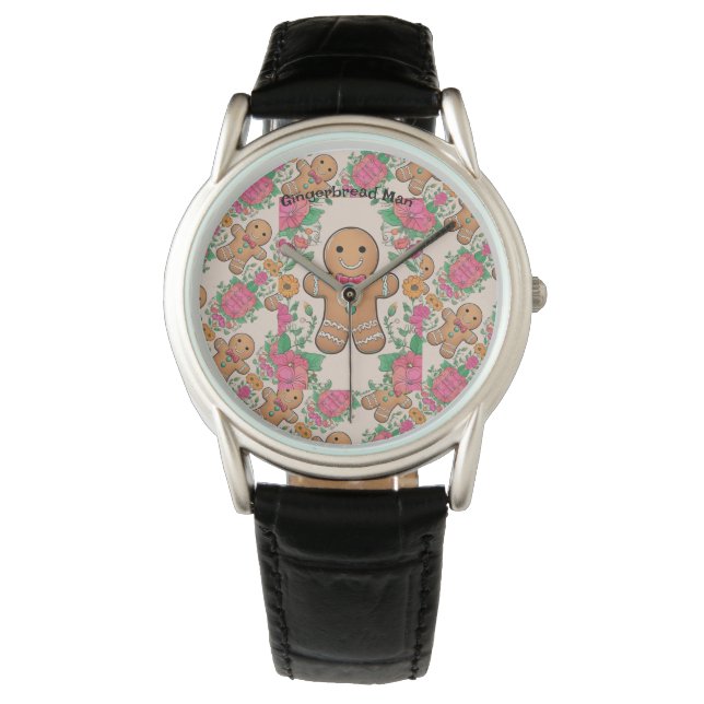 Reloj De Pulsera Hombre de pan de jengibre (Anverso)