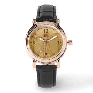 Reloj De Pulsera Hombre de Vitruvian de Leonardo da Vinci