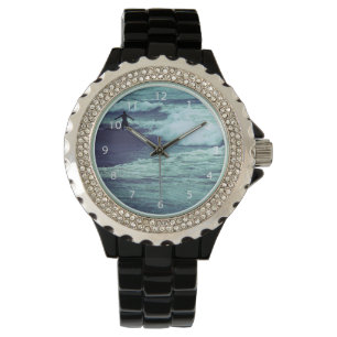 Reloj De Pulsera Hombre en las olas del mar