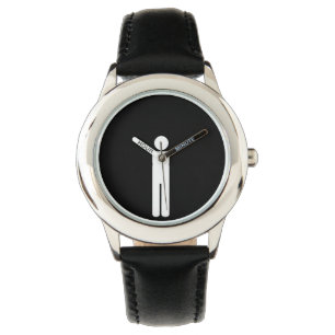 Reloj De Pulsera hombre gráfico de signo divertido