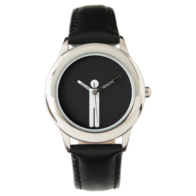 Reloj De Pulsera hombre gráfico de signo divertido (Anverso)