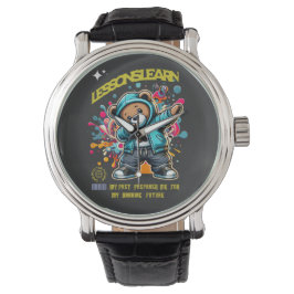 RELOJ DE PULSERA HOMBRES DABBING LECCIONES FUTURAS APRENDEN EWATCH