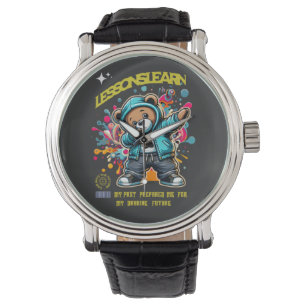 RELOJ DE PULSERA HOMBRES DABBING LECCIONES FUTURAS APRENDEN EWATCH