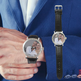 Reloj De Pulsera HOMBRES FOTOGRAFÍA CUALQUIER Aniversario del 25° 5
