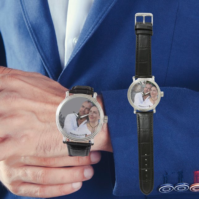 Reloj De Pulsera HOMBRES FOTOGRAFÍA CUALQUIER Aniversario del 25° 5 (Subido por el creador)