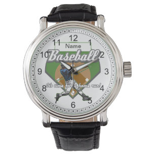 Reloj De Pulsera Home run personalizado del béisbol