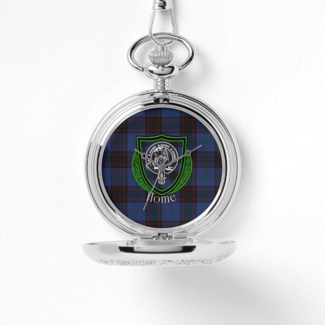 Reloj De Pulsera Home Scottish Clan Tartan & Crest (Anverso)