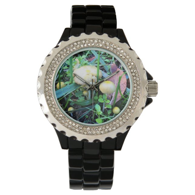 Reloj De Pulsera Hongos amarillos lindos, Oregon (Anverso)